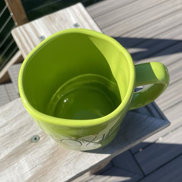 Rae Dunn TOXIC Large Ceramic Mug 18oz Green Artisan Collection Halloween Coffee - Picture 3 of 6